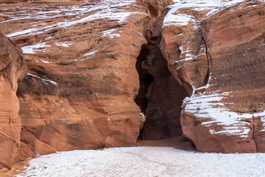 Winter in canyon , Arizona, USA