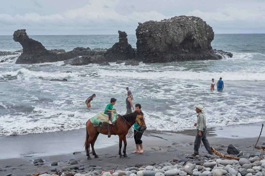 El Tunco Beach El Salvador Rock Formation