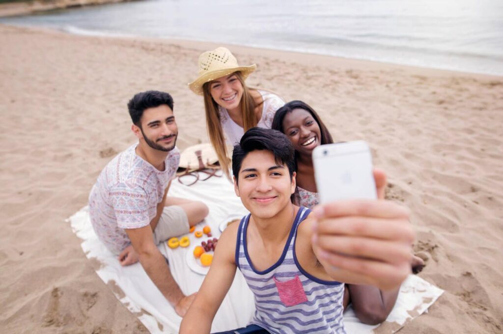 picnic on beach